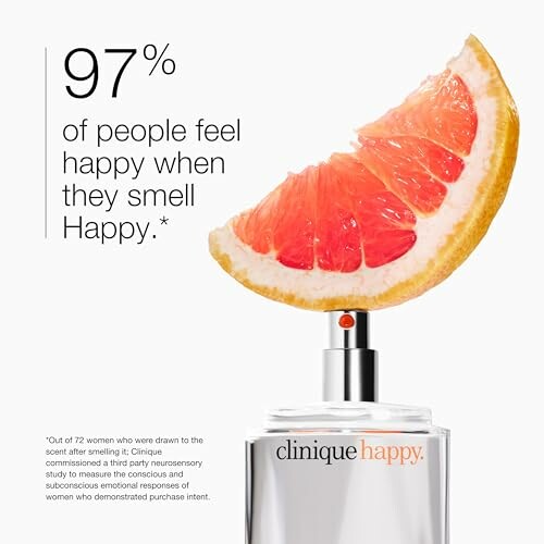 Clinique Happy Eau de Parfum Spray in a beautiful setting