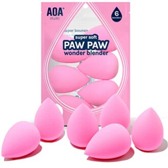 AOA Studio super soft pink Paw Paw wonder blender set of 6