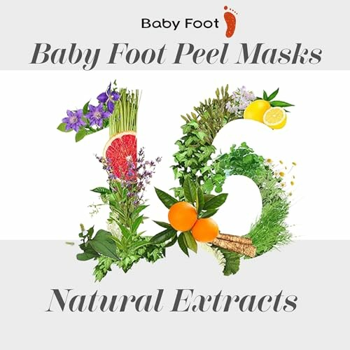 Baby Foot Peel Masks with 16 Natural Extracts