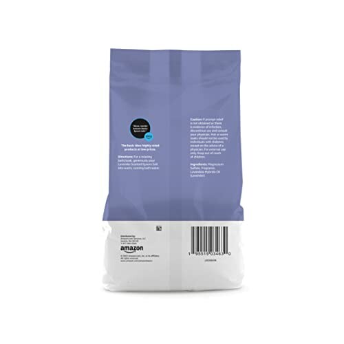 Back view of a coffee beans bag with text and barcode.