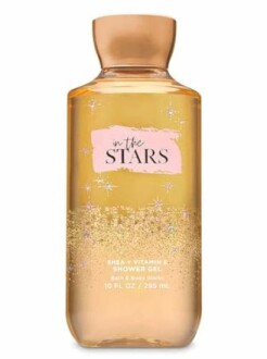 In the Stars shower gel bottle with shea and vitamin E.