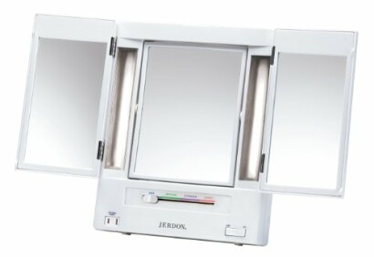 Jerdon Tri-Fold Makeup Mirror