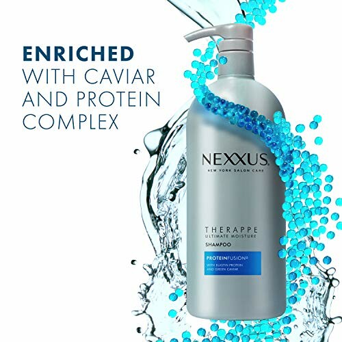 Nexxus Therappe Shampoo with caviar and protein complex.