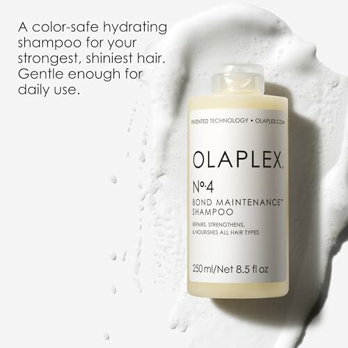 Olaplex No. 4 Bond Maintenance Shampoo bottle on a white background.