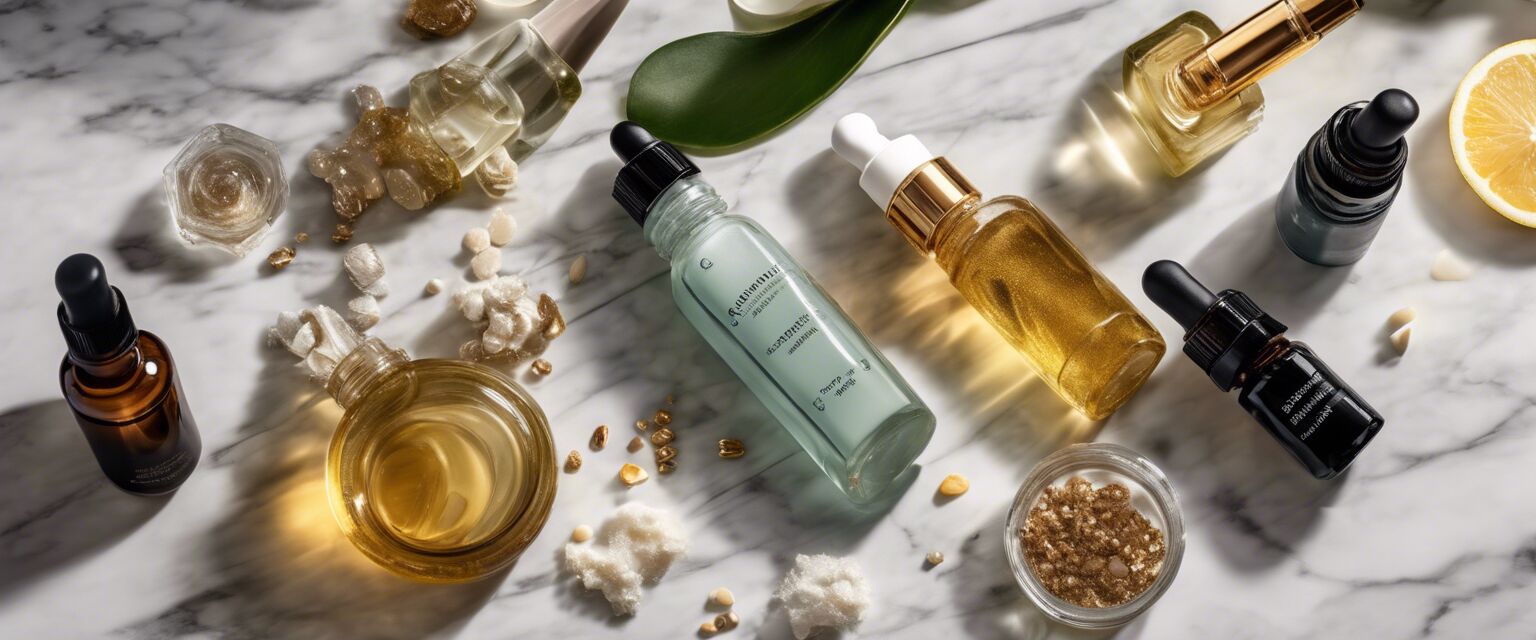 High-end skincare ingredients